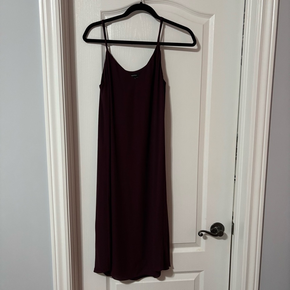 LIKE NEW BABATON SLIP DRESS CARDAMOM